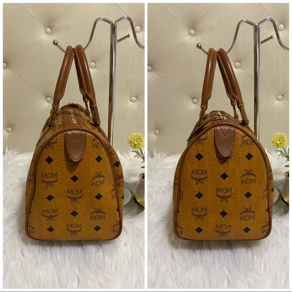 Authentic Mcm Congac Boston - Picture 7 of 15